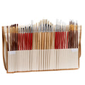 Paint Brush Set,38 Pcs/Set Paint Brushes with Canvas Bag