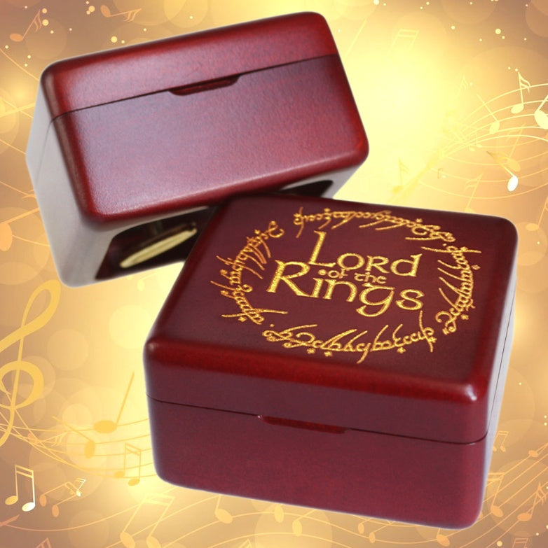 Lord of the Rings Music Box - Wooden Clockwork Gift