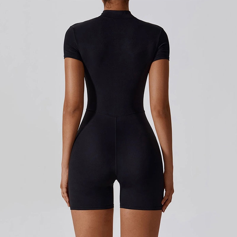 Women -  yoga Dance Workout Form-Fitting One-Piece