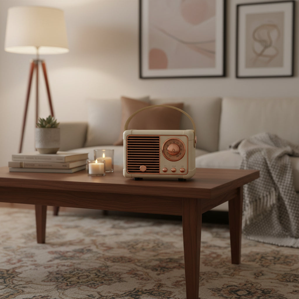 Portable Retro Bluetooth Speaker Portable Wireless Bluetooth Audio Mobile Phone Computer Audio Home