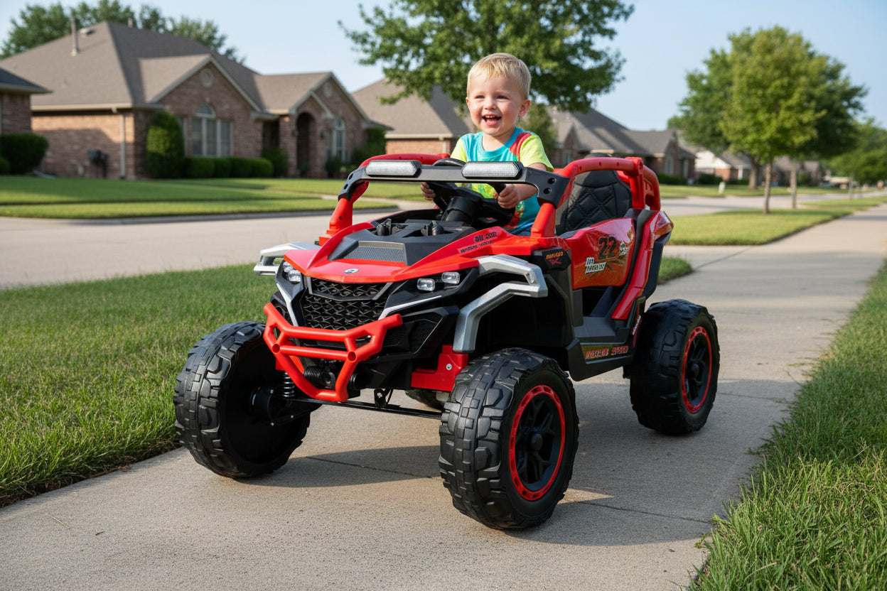 12V Kids Electric Ride-On UTV Truck - 2 Seater with Remote Control