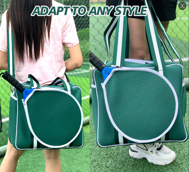 Designer Tennis Racket Backpack, Lightweight & Stylish, With Padded Compartment