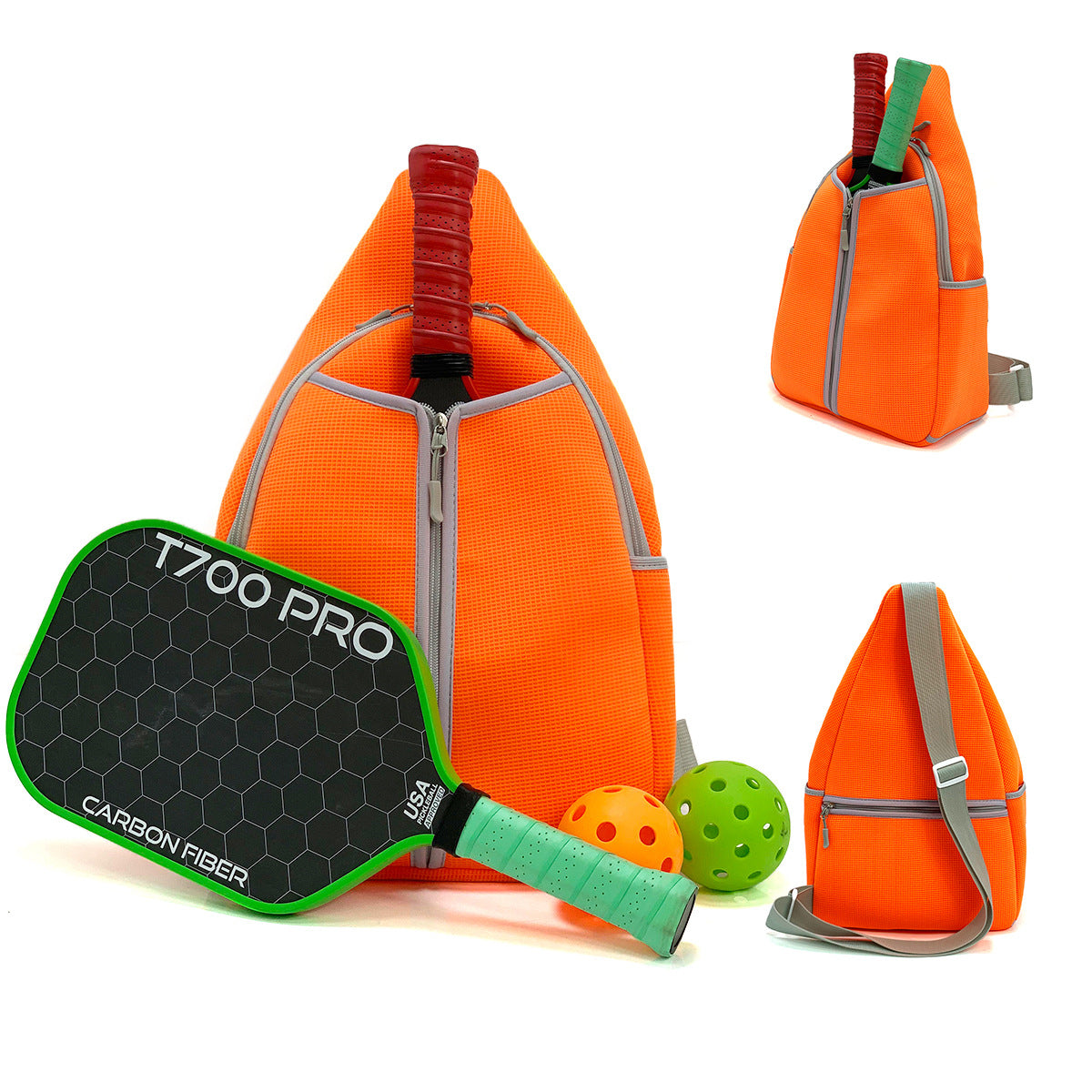 Designer Tennis Racket Backpack, Lightweight & Stylish, With Padded Compartment