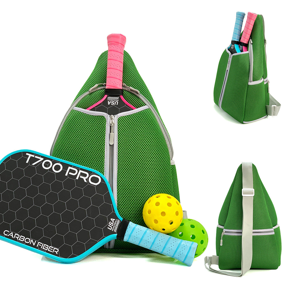Designer Tennis Racket Backpack, Lightweight & Stylish, With Padded Compartment