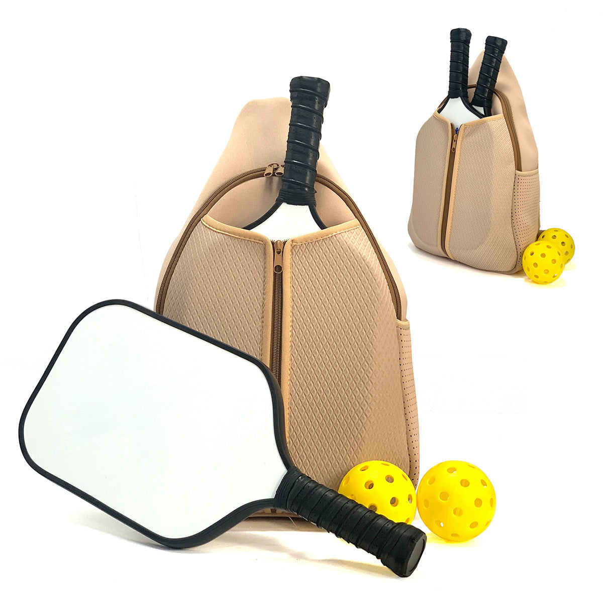 Designer Tennis Racket Backpack, Lightweight & Stylish, With Padded Compartment