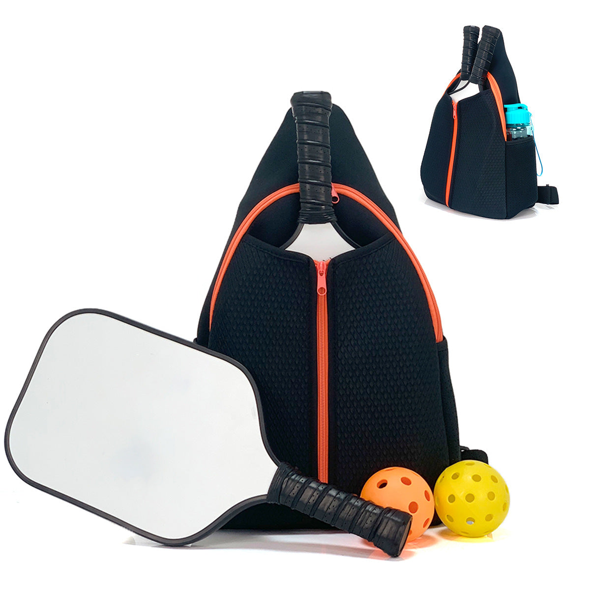 Designer Tennis Racket Backpack, Lightweight & Stylish, With Padded Compartment