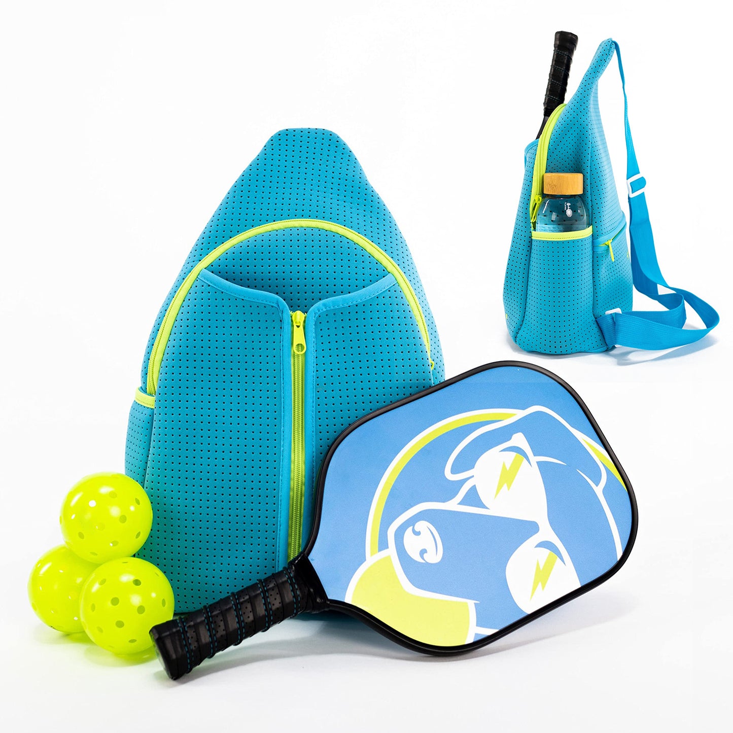 Designer Tennis Racket Backpack, Lightweight & Stylish, With Padded Compartment