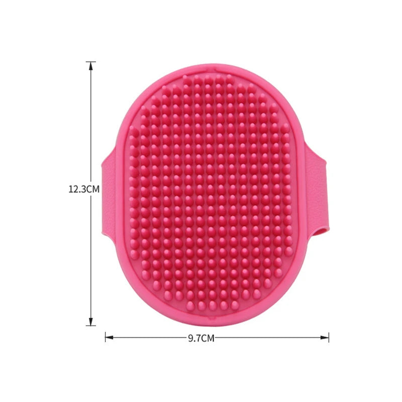 Soft Rubber Dog Brush Comb & Cat Bath Brush