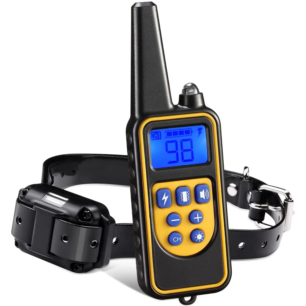 Dog Training Collar Waterproof Rechargeable Anti Barking Shock