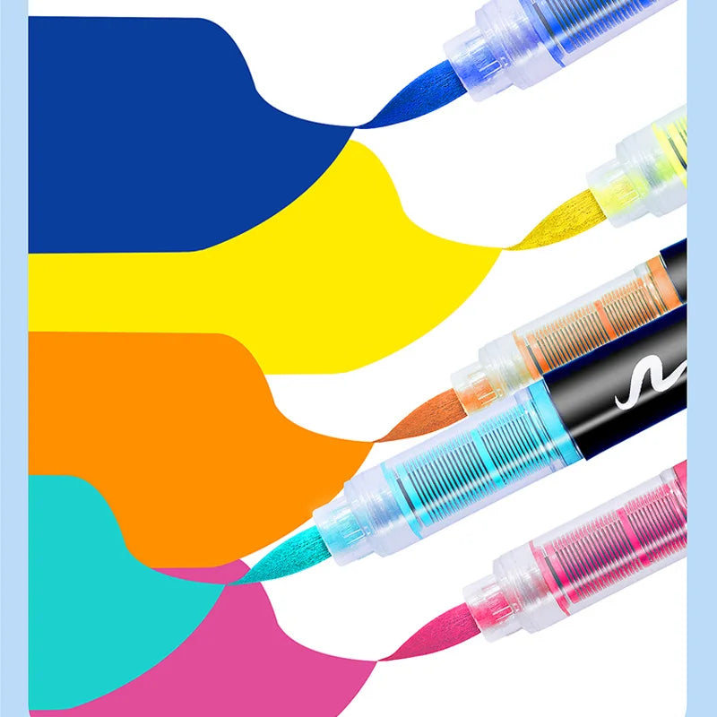 Acrylic Paint Pens Markers Brush Tip Paint Markers For Rock Painting