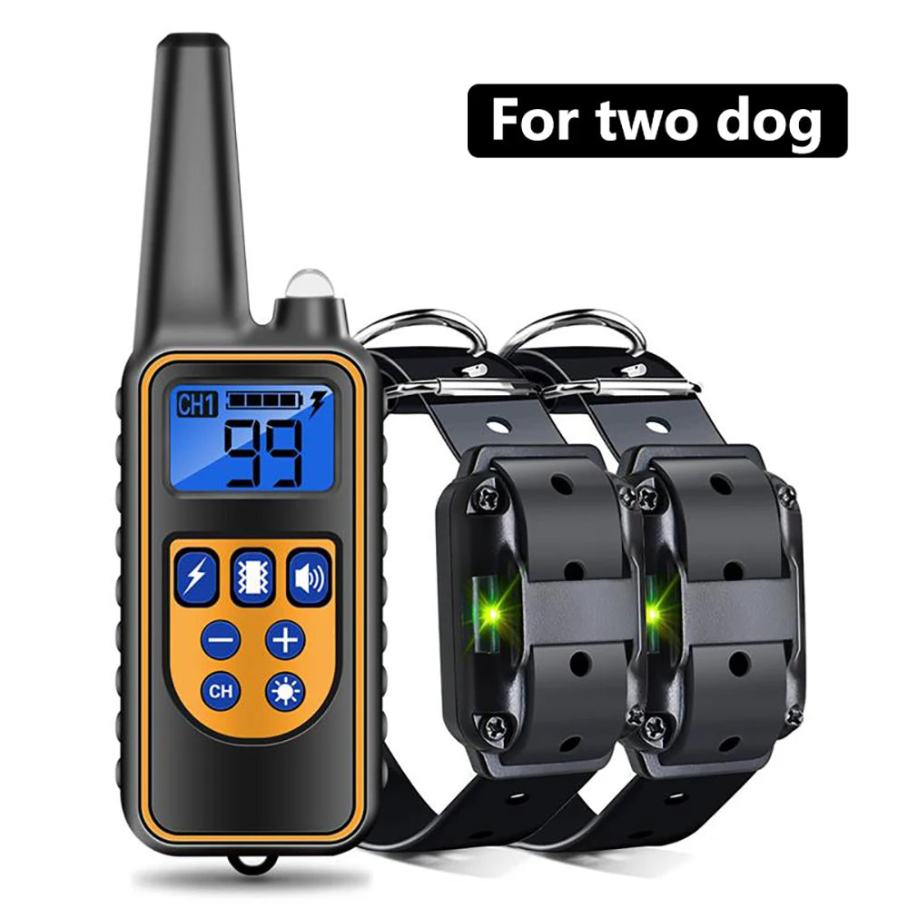 Dog Training Collar Waterproof Rechargeable Anti Barking Shock