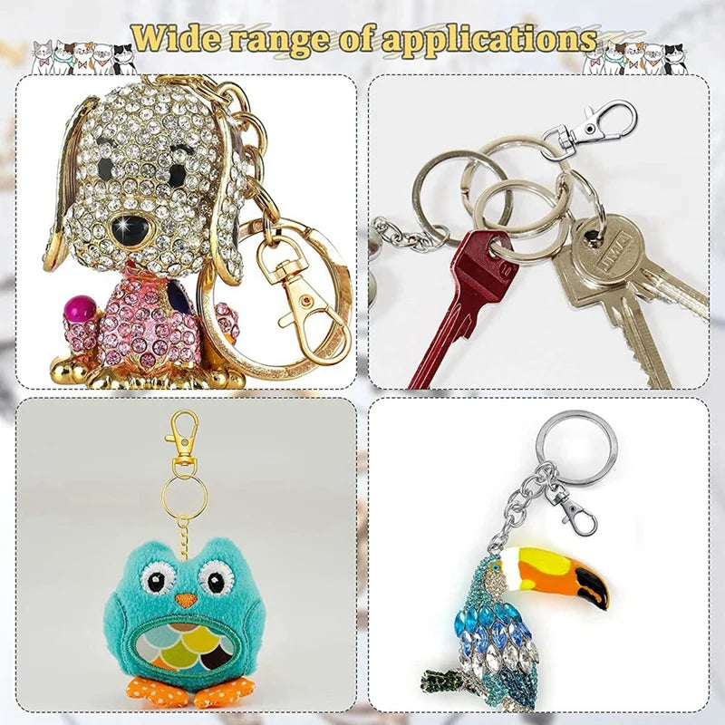 Key Chain Rings Kit