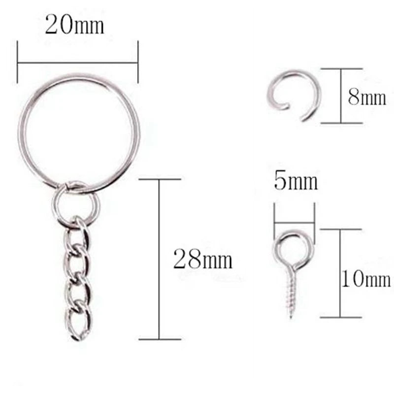 Key Chain Rings Kit