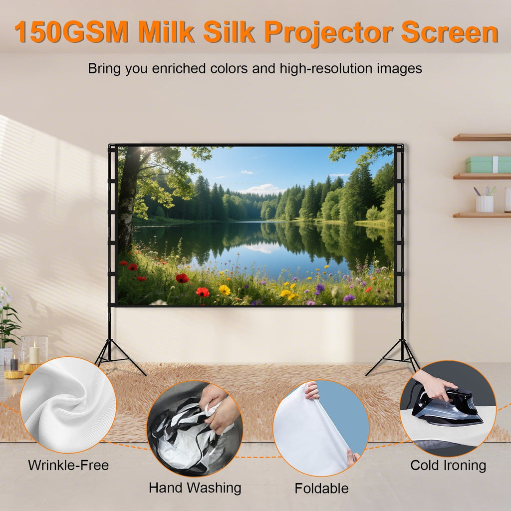 Projector Screen With Stand