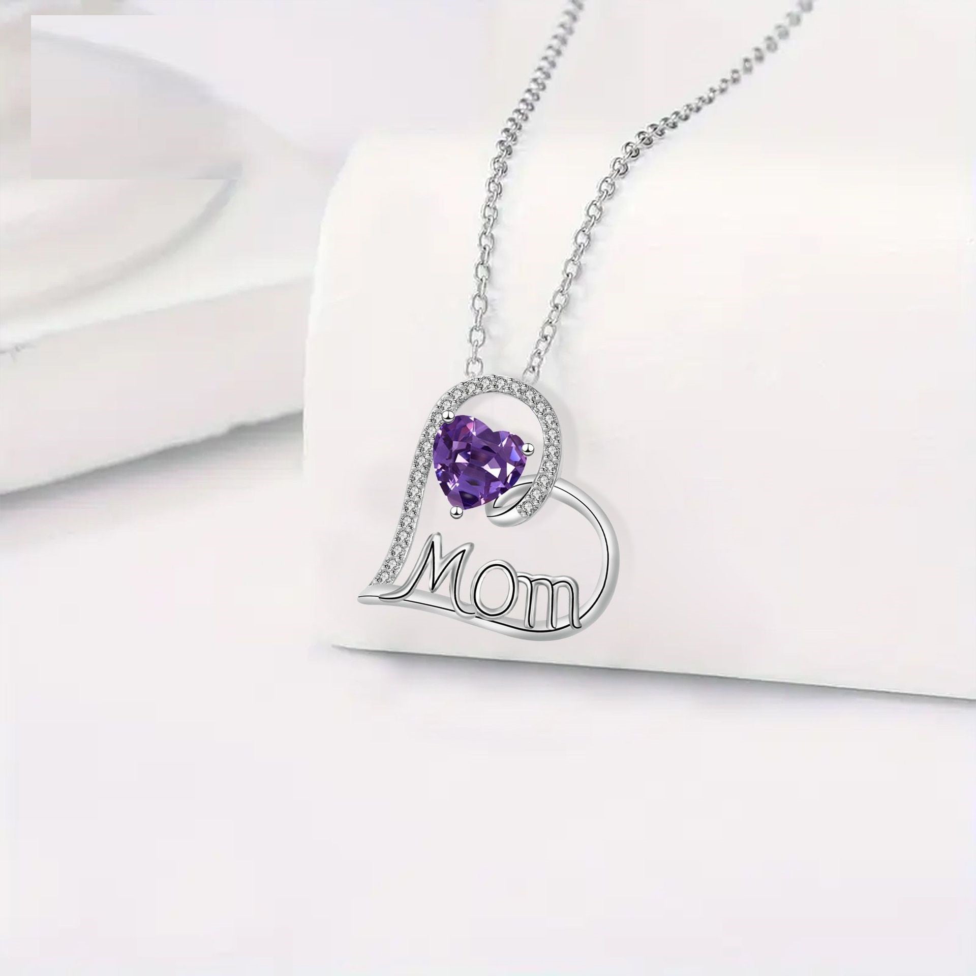 Necklace Mother Heart-shaped