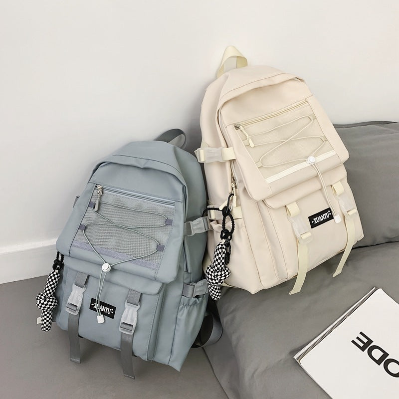 High School & Junior High Backpack – Soft Polyester in 3 Colors