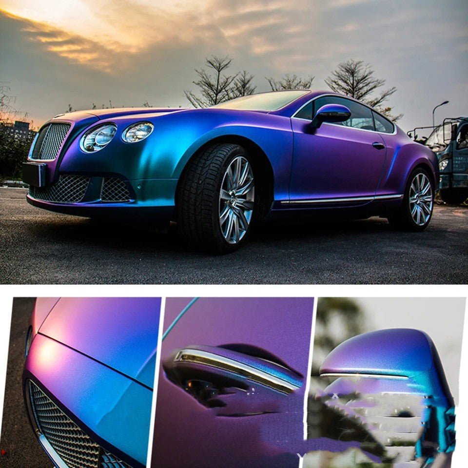 Chameleon Car Wrap Film - Color-Shifting Vinyl Decal Sticker (50cm x 30cm)