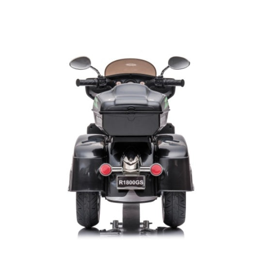 Kids 12V Electric Motorcycle – 2-Seat 3-Wheel Ride-On with Music, Lights & Storage, Ages 3–8