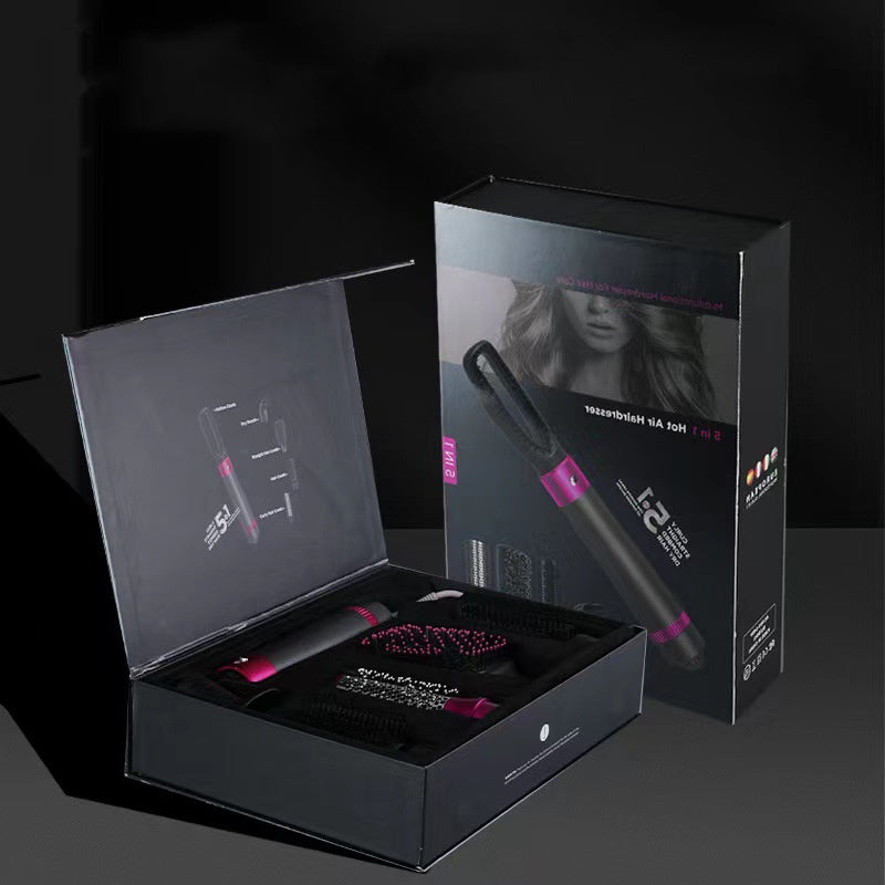 Introducing our Professional 5-in-1 Hair Dryer and Straightening Brush.