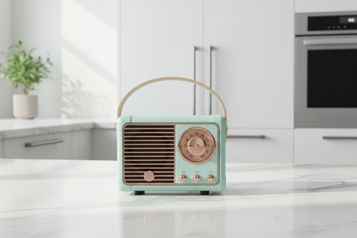 Portable Retro Bluetooth Speaker Portable Wireless Bluetooth Audio Mobile Phone Computer Audio Home