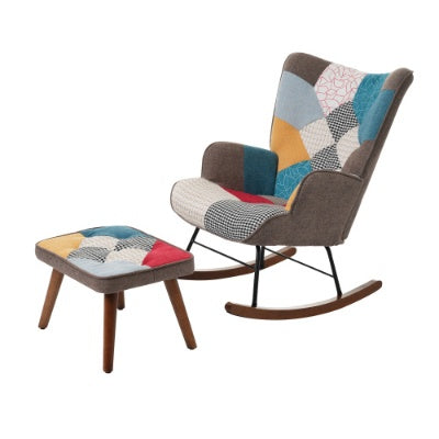 Rocking Lounge Chair with Footrest