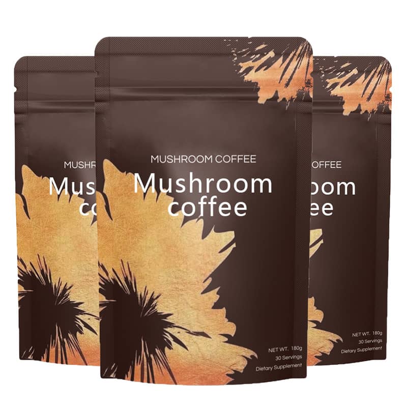 Premium Mushroom Ground Coffee - Organic Blend with Lion's Mane & Chaga (454g)