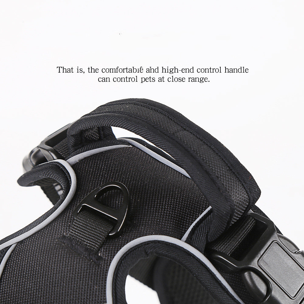 No-Pull Reflective Dog Harness Vest – Breathable & Adjustable