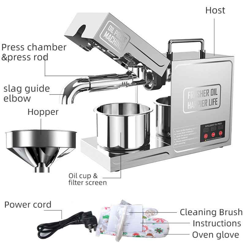 Cold-Pressed Oils Machine
