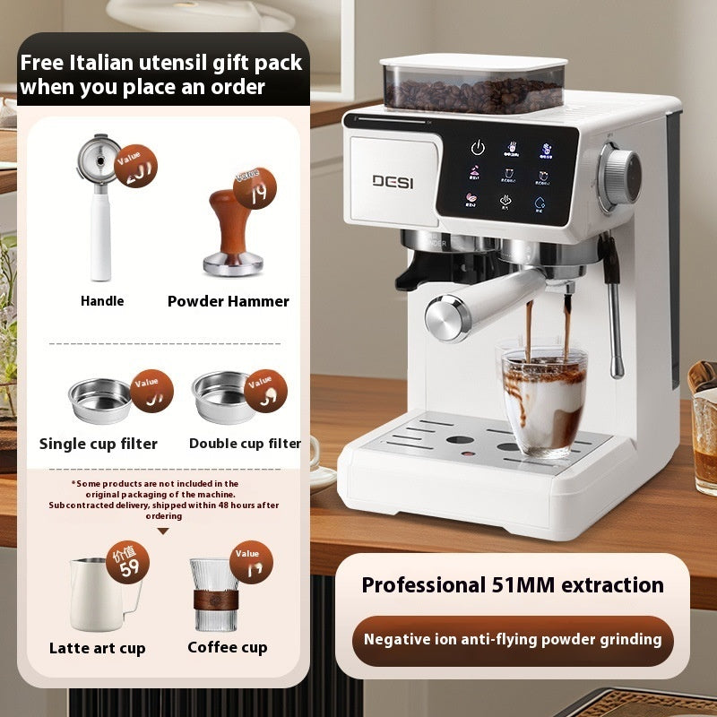 Dual Extraction Espresso Machine with Steam Milk Frother