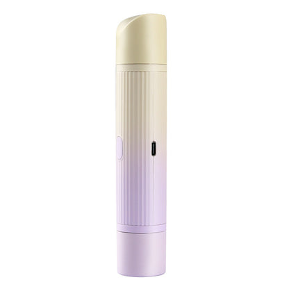 Sheila Merchandise electric double-headed shaver for women in beige and lavender compact design