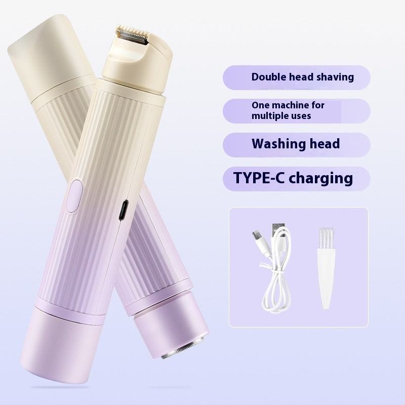 Sheila Merchandise double-headed shaver for women with Type-C charging and washable head