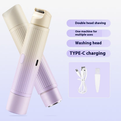 Sheila Merchandise double-headed shaver for women with Type-C charging and washable head