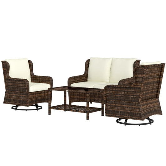 Pieces Patio Furniture Set