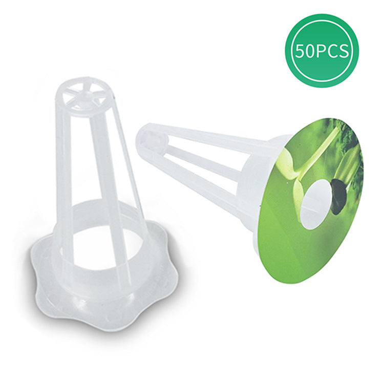 Sheila Merchandise growing basket set for easy hydroponic gardening with 50 pieces included