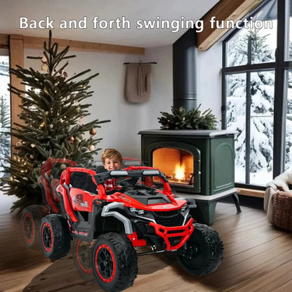 12V Kids Electric Ride-On UTV Truck - 2 Seater with Remote Control