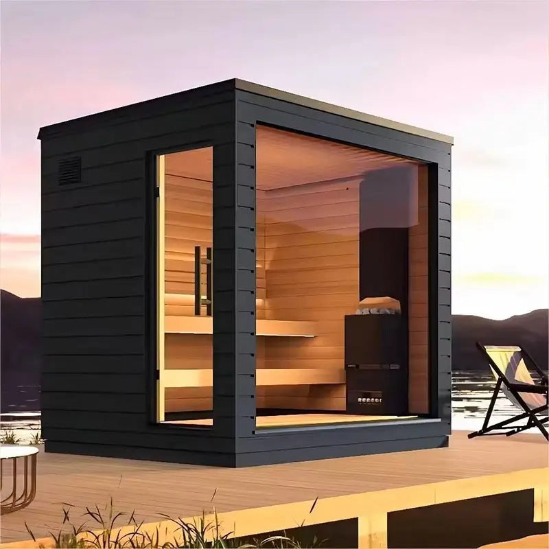 Outdoor Garden Sauna with Dry & Steam Function