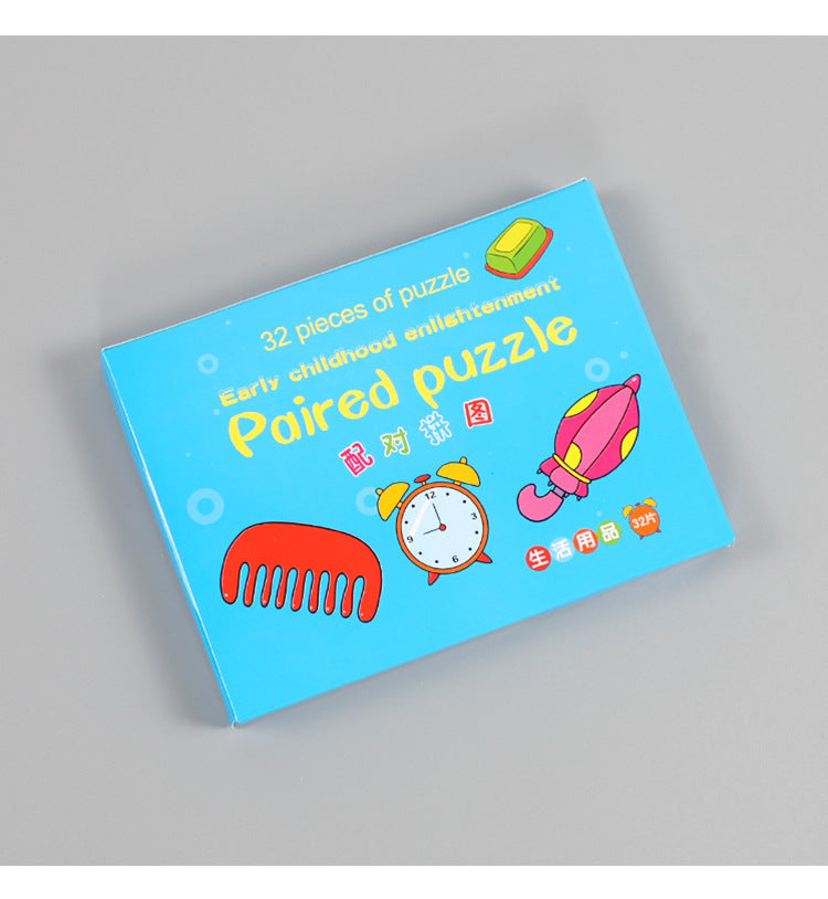 Cartoon Educational Matching Puzzle for Kids Ages 4–6