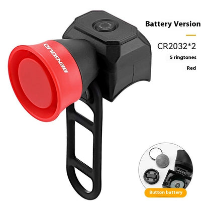 Bicycle Electric Safety Horn – Easy-Mount Cycling Alarm Bell