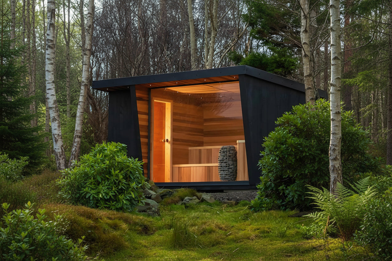 Outdoor Garden Sauna with Dry & Steam Function