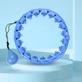 Sheila Merchandise Fitness Hoop for Toning Waist in Blue, ideal for effective workout and core strengthening