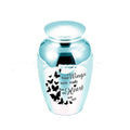 Your Wings Were Ready But My Heart Was Forever Heart Remembrance Urn with butterfly design