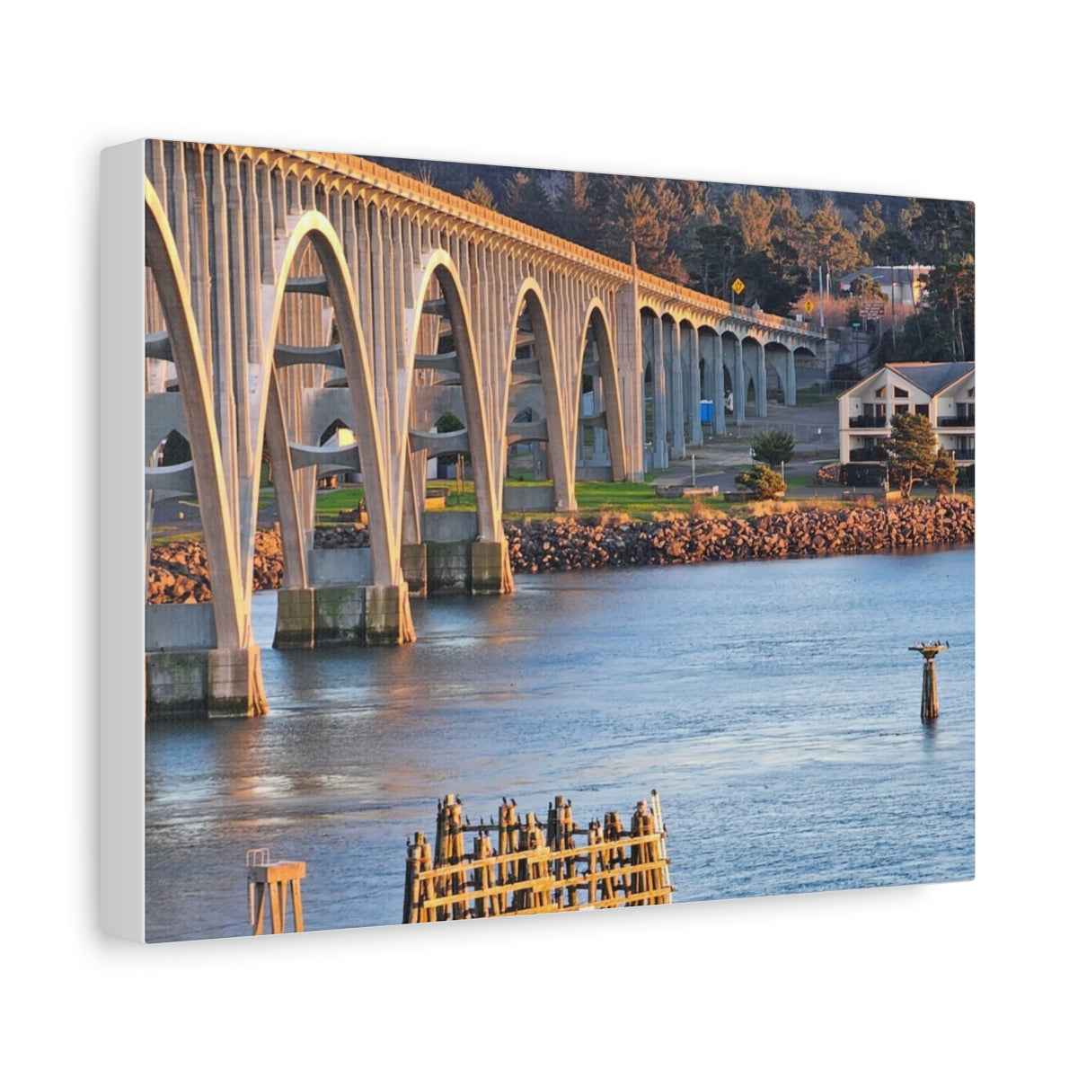 Newport Oregon Bridge Canvas by Printify - Free Shipping