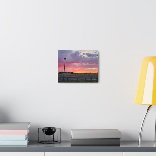 Beautiful  stormy clouds sunset Canvas Gallery Wraps