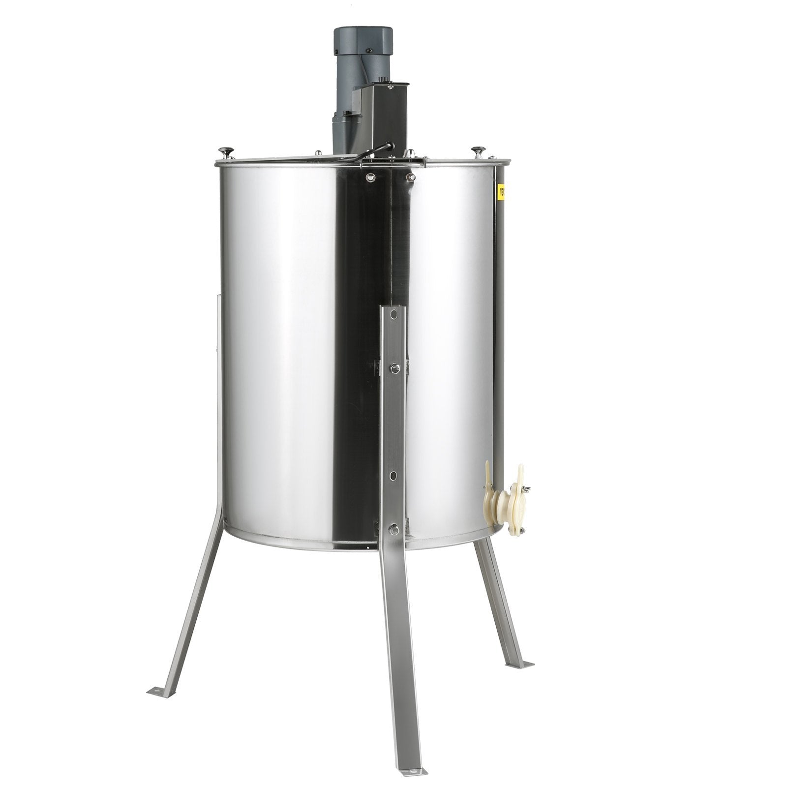 Sheila Merchandise stainless steel honey extractor with three legs and honey spout for beekeeping