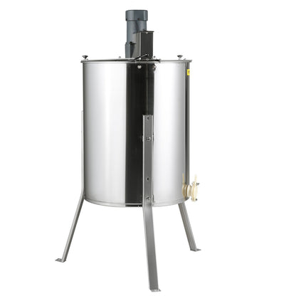Sheila Merchandise stainless steel honey extractor with three legs and honey spout for beekeeping