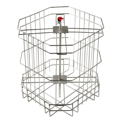 Sheila Merchandise stainless steel honey extractor frame with wire mesh for beekeeping