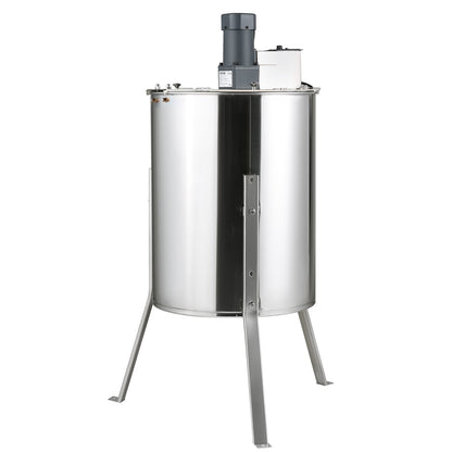 Sheila Merchandise stainless steel honey extractor with electric motor and sturdy tripod legs